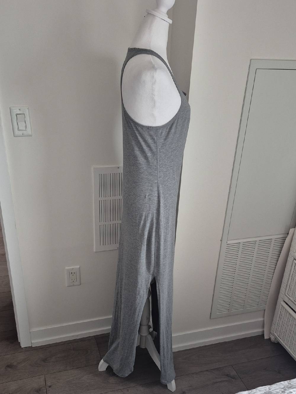 Lululemon Refresh Maxi Dress In Heathered Medium Grey Size 6 (Size Rag Removed) - Picture 7 of 7